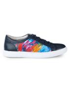 Robert Graham Finish Line Printed Leather Sneakers