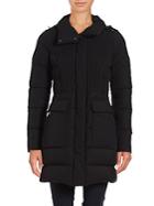 Post Card Deneb Cable-front Down Coat