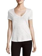 Zadig & Voltaire Tino Painted-back Cotton Top