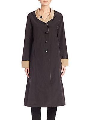 Jane Post Reversible Hooded Coat
