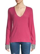 Zadig & Voltaire Long Sleeve Cashmere Top