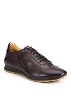 Saks Fifth Avenue Burnished Leather Sneakers