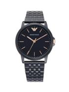 Emporio Armani Interchangeable Stainless Steel & Leather-strap Watch