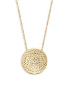 Saks Fifth Avenue Made In Italy 14k Yellow Gold Embellished Pendant Necklace
