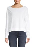 Vince Classic Boatneck Cotton Pullover
