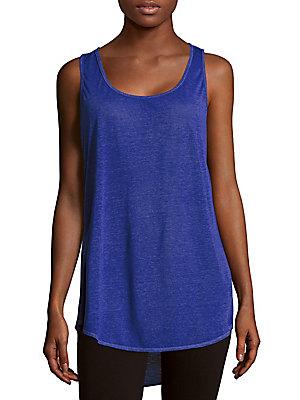 Marc New York By Andrew Marc Performance Textured Asymmetric Tee