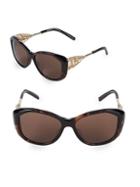 Burberry 57mm Butterfly Sunglasses