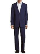 Tommy Hilfiger Two-piece Solid Wool-blend Suit