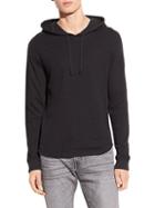 Vince Dbl Waffle-knit Hoodie