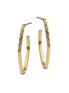Saks Fifth Avenue Made In Italy 14k Yellow Gold Geometric Earrings