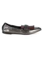Brunello Cucinelli Fringed Leather Loafers