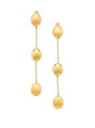 Saks Fifth Avenue 14k Yellow Gold Satin Dangle Earrings