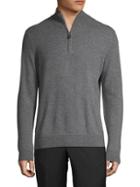 Saks Fifth Avenue Half-zip Cashmere Sweater