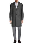 Valentino Textured Wool Overcoat