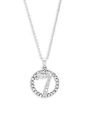 Estate Jewelry Collection Diamond Seven Pendant Necklace