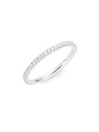 Nephora 14k White Gold Diamond Eternity Ring