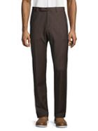 Theory Zaine Textured Wool-blend Suit Pants