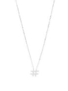 Casa Reale Diamond & 14k White Gold Hash-tag Necklace