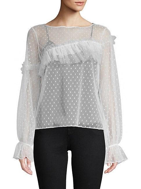 Cinq Sept Indio Dotted Blouse