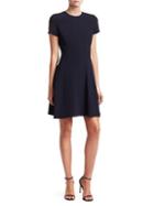 Theory Modern Seamed Fit-and-flare Dress