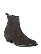Ash Texas Leather Ankle Boots