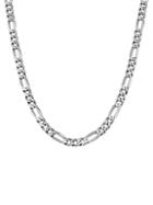 Saks Fifth Avenue Made In Italy Sterling Silver Figaro Chain Necklace