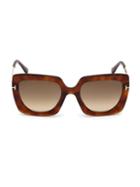 Tom Ford Eyewear Jasmine 53mm Two Tone Square Sunglasses