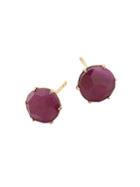 Ippolita Rock Candy 18k Yellow Gold & Composite Ruby Stud Earrings