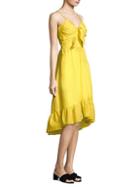 Joie Clorinda Cutout Poplin Dress