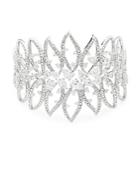 Adriana Orsini Calla Crystal Large Open Cuff Bracelet