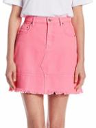 Peserico Neon Denim Mini Skirt