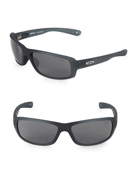 Revo Converge 62mm Rectangular Sunglasses