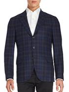 Brunello Cucinelli Plaid Wool-blend Jacket