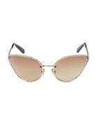 Roberto Cavalli 71mm Cat Eye Sunglasses
