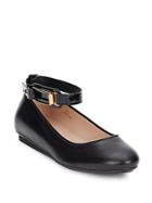 Tod's Leather Ankle Strap Flats
