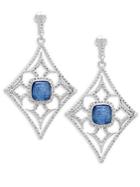 Armenta New World Diamond & Kyanite Drop Earrings