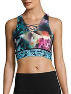 Nanette Lepore Orchid Printed Crop Top
