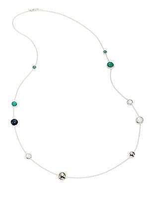 Ippolita Wonderland Neptune Semi-precious Multi-stone & Sterling Silver Lollipop Station Necklace