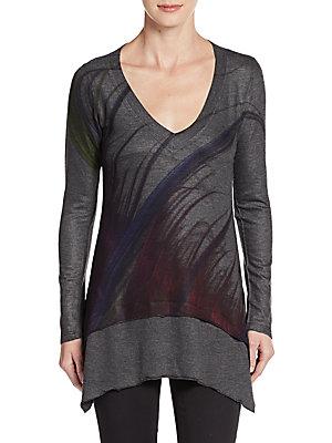 Go Couture Double Layered Knit Tunic