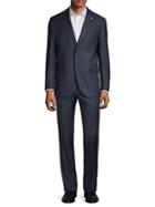 Lubiam Classic-fit Plaid Wool Suit