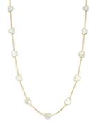 Effy 14k Yellow Gold & Mother-of-pearl Station Necklace