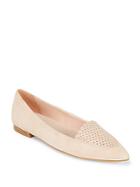Cole Haan Suede Point Toe Flats