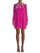 Diane Von Furstenberg Velvet Mini Dress