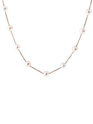 Effy 14k Rose Gold And 8mm Freshwater Pearl Necklace