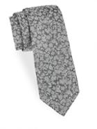 Saks Fifth Avenue Made In Italy Floral & Dot Silk Tie