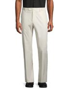 Saks Fifth Avenue Button Front Stretch-cotton Pants