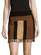Parker Stevie Leather Skirt