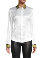 Versace Long-sleeve Silk Shirt