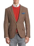 Brunello Cucinelli Regular-fit Cashmere & Wool Blazer