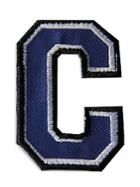 Logophile Embroidered C Letter Patch